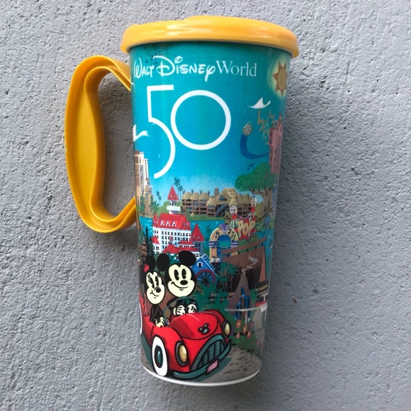 DISNEY Parks WDW 50th Anniversary hot / cold Reusable Thermal Travel Mug - Picture 9 of 9